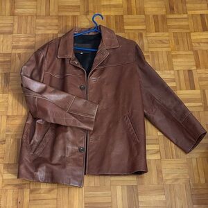 Men's Brown Leather Jacket